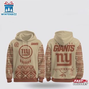 New York Giants Native American Heritage 3D Shirt For Fans