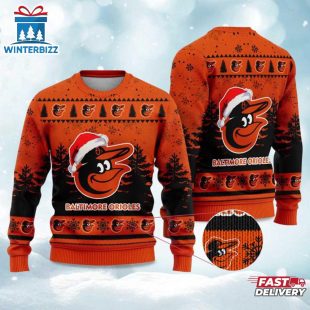 Orioles Snowflakes Ugly Merry Christmas Sweater For Fans