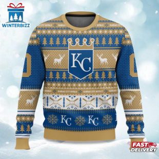 Royals Baseball Ugly Merry Christmas Sweater For Fans