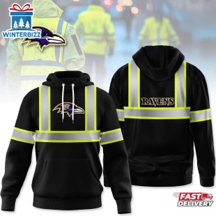 Baltimore Ravens NFL Hi Vis Safety Reflective 3D Shirt For Fans