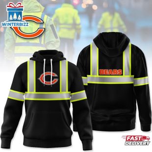 Chicago Bears NFL Hi Vis Safety Reflective 3D Shirt For Fans