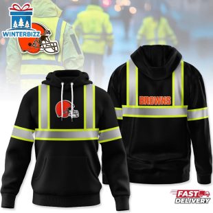 Cleveland Browns NFL Hi Vis Safety Reflective 3D Shirt For Fans