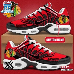 Custom Name Chicago Blackhawks NHL Air Max Plus Shoes Gifts For Fan