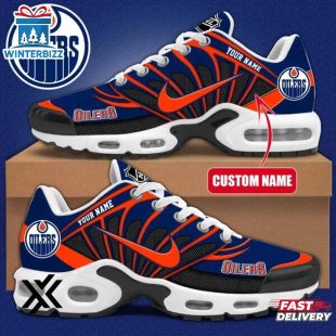 Custom Name Edmonton Oilers NHL Air Max Plus Shoes Gifts For Fan