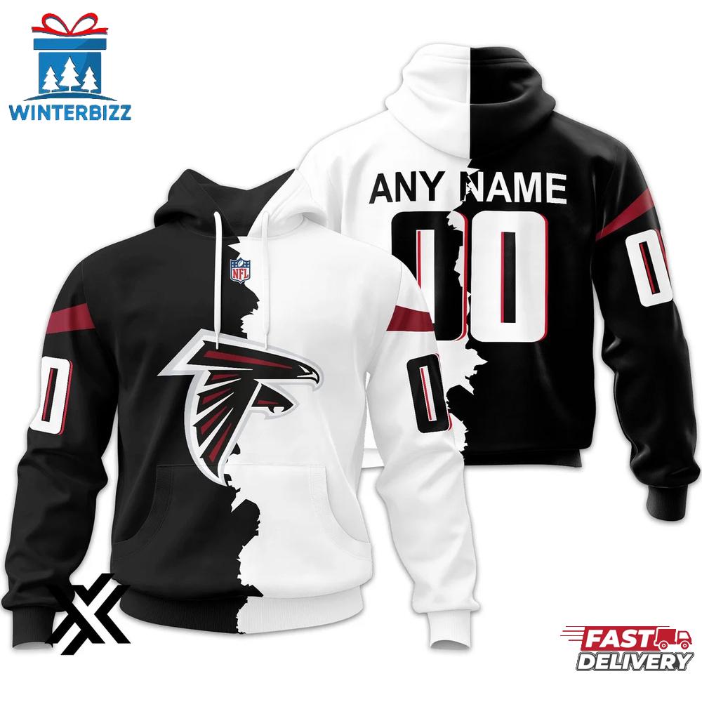 Custom Name Number Atlanta Falcons Home Mix Away 3D Shirt For Fans Custom Name Number Atlanta Falcons Home Mix Away 3D Shirt For Fans