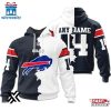 Custom Name Number Buffalo Bills Home Mix Away 3D Shirt For Fans