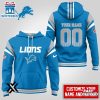 Custom Name Number Detroit Lions NFL 3D Shirt For Fans