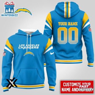 Custom Name Number Los Angeles Chargers NFL 3D Shirt For Fans