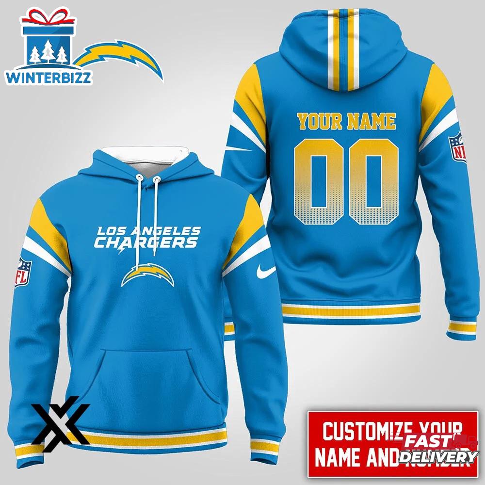 Custom Name Number Los Angeles Chargers NFL 3D Shirt For Fans Custom Name Number Los Angeles Chargers NFL 3D Shirt For Fans