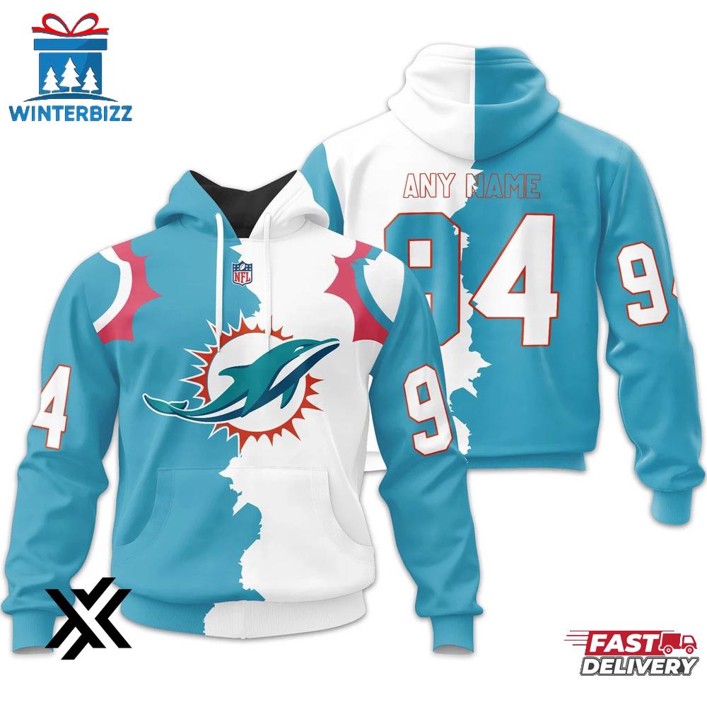 Custom Name Number Miami Dolphins Home Mix Away 3D Shirt For Fans Custom Name Number Miami Dolphins Home Mix Away 3D Shirt For Fans