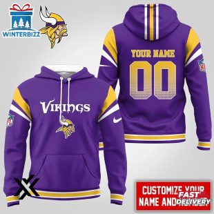 Custom Name Number Minnesota Vikings NFL 3D Shirt For Fans