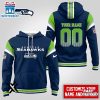 Custom Name Number Seattle Seahawks NFL 3D Shirt For Fans