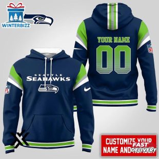 Custom Name Number Seattle Seahawks NFL 3D Shirt For Fans