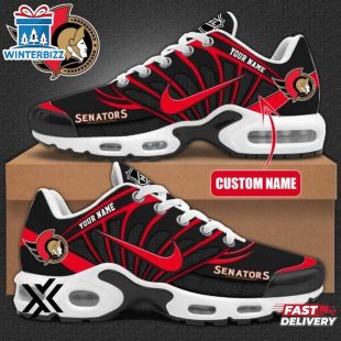 Custom Name Ottawa Senators NHL Air Max Plus Shoes Gifts For Fan