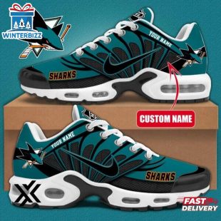 Custom Name San Jose Sharks NHL Air Max Plus Shoes Gifts For Fan