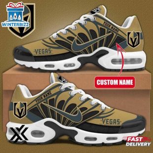 Custom Name Vegas Golden Knights NHL Air Max Plus Shoes Gifts For Fan