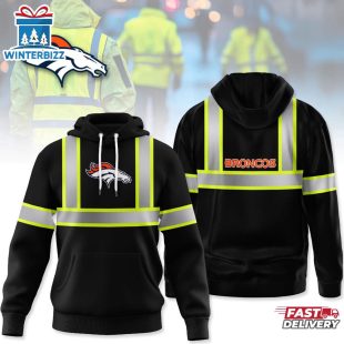 Denver Broncos NFL Hi Vis Safety Reflective 3D Shirt For Fans