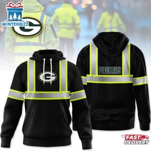 Green Bay Packers NFL Hi Vis Safety Reflective 3D Shirt For Fans