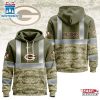 Green Bay Packers NFL Hi Vis Salute To Service 3D Shirt For Fans