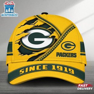 Green Bay Packers Since 1919 Classic Baseball Cap For Fans