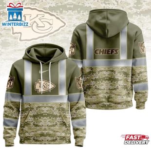 Kansas City Chiefs NFL Hi Vis Salute To Service 3D Shirt For Fans