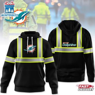 Miami Dolphins NFL Hi Vis Safety Reflective 3D Shirt For Fans