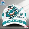 Miami Dolphins Since 1966 Classic Baseball Cap For Fans
