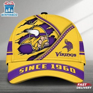Minnesota Vikings Since 1960 Classic Baseball Cap For Fans