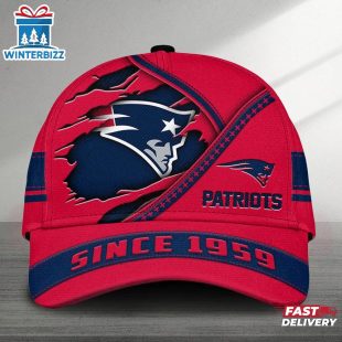 New England Patriots Since 1959 Classic Baseball Cap For Fans