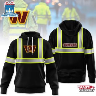 Washington Commanders NFL Hi Vis Safety Reflective 3D Shirt For Fans