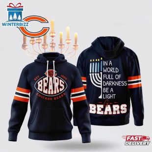 Chicago Bears NFL Hanukkah Day All Over Print 3D Shirt