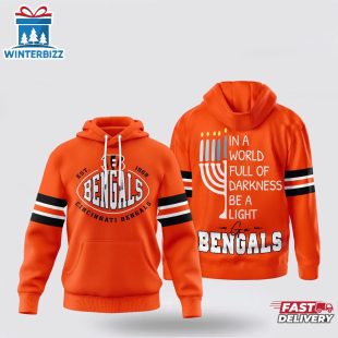Cincinnati Bengals NFL Hanukkah Day All Over Print 3D Shirt