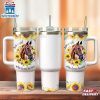 Horse Sunflowers Stainless Steel Tumbler 40Oz With Handle 2 Horse Sunflowers Stainless Steel Tumbler 40Oz With Handle