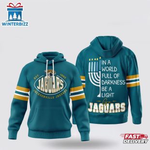 Jacksonville Jaguars NFL Hanukkah Day All Over Print 3D Shirt