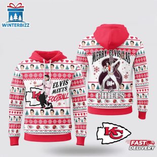 Kansas City Chiefs NFL Elvis Presley All Over Print 3D Shirt