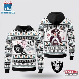 Las Vegas Raiders NFL Elvis Presley All Over Print 3D Shirt