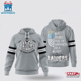 Las Vegas Raiders NFL Hanukkah Day All Over Print 3D Shirt