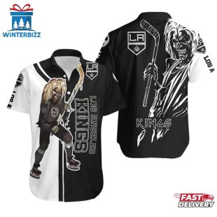 Los Angeles Kings Wild Lion Hockey Summer Hawaiian Shirt