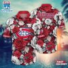 Montreal Canadiens Vintage Rose Garden Summer Hawaiian Shirt