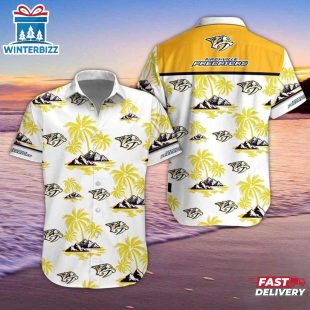 Nashville Predators Island Paradise Summer Hawaiian Shirt