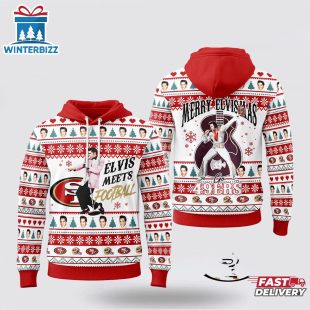 San Francisco 49ers NFL Elvis Presley All Over Print 3D Shirt