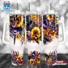 Sunflower Floral Stainless Steel Tumbler 40Oz With Handle