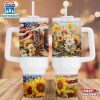 Sunflower Patriotic American Boots Stainless Steel Tumbler 40Oz With Handle 2 Sunflower Patriotic American Boots Stainless Steel Tumbler 40Oz With Handle