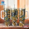 Sunflowers On Animals Stainless Steel Tumbler 40Oz With Handle 2 Sunflowers On Animals Stainless Steel Tumbler 40Oz With Handle