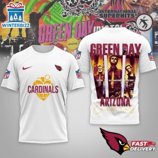 Arizona Cardinals Premium NFL NFL Green Day X Super Bowl LX 3D Shirt For Fans