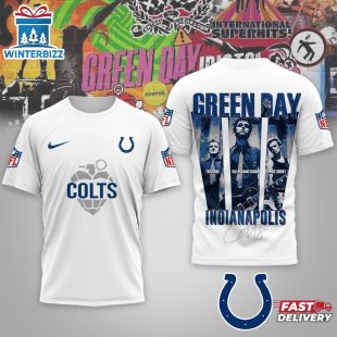 Indianapolis Colts Premium NFL NFL Green Day X Super Bowl LX 3D Shirt For Fans