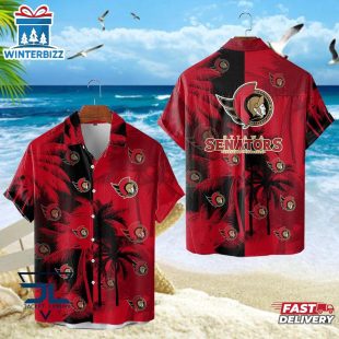 Ottawa Senators Tropical Wave Summer Hawaiian Shirt