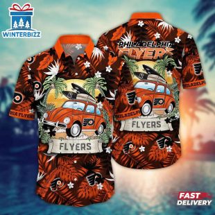 Philadelphia Flyers Surf Trip Summer Hawaiian Shirt