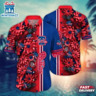 Philadelphia Phillies Floral Pride Summer Hawaiian Shirt