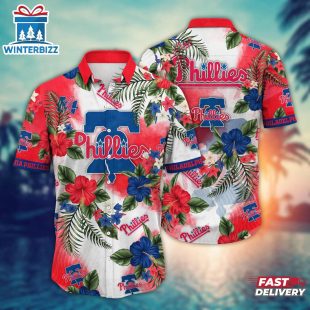 Philadelphia Phillies Hibiscus Dream Summer Hawaiian Shirt